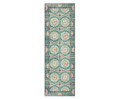 Wonder Rugs Läufer Balkonteppich grün