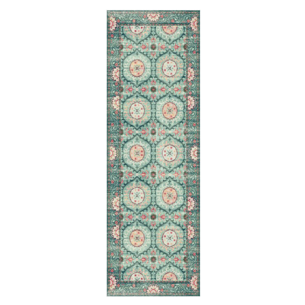 Wonder Rugs Läufer Balkonteppich grün