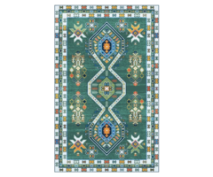Wonder Rugs Outdoor teppich Aztek Grün