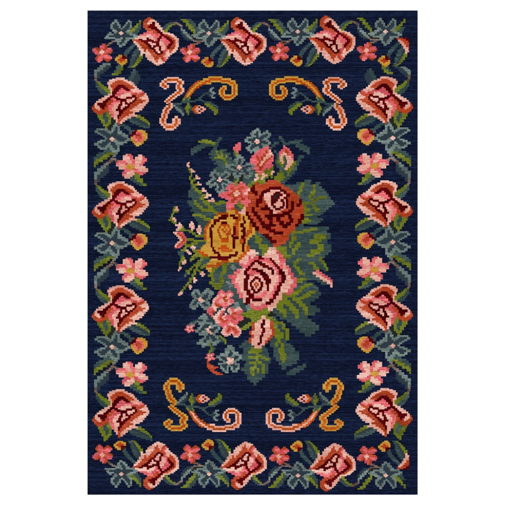 Wonder Rugs Outdoor-Teppich Flower Kilim