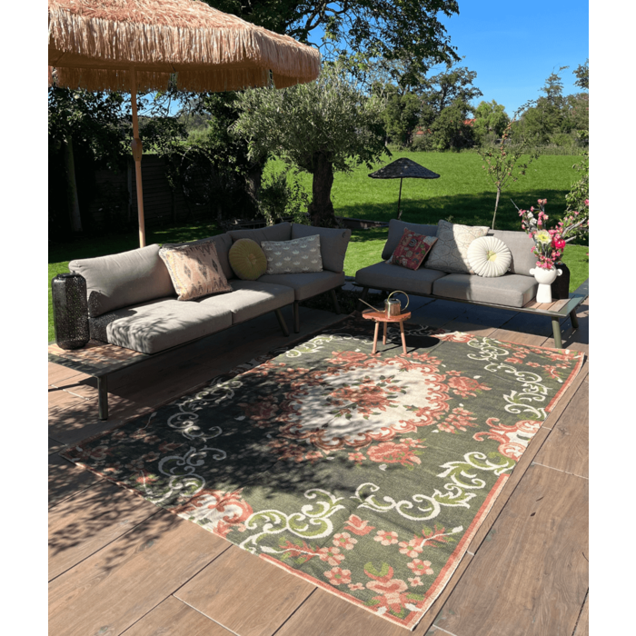 Wonder Rugs Outdoor Teppich Forest grün