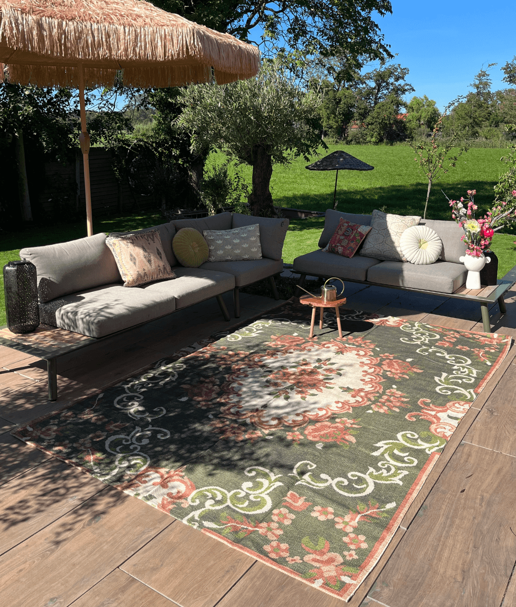 Wonder Rugs Outdoor Teppich Forest grün