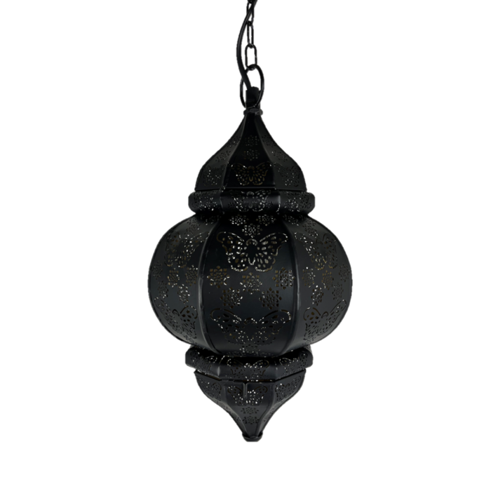 Hängelampe schwarz/gold