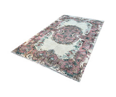 Vintage-Teppich rosa 159x280cm