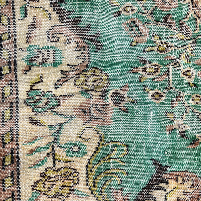 Vintage-Teppich in Türkis 161x276cm