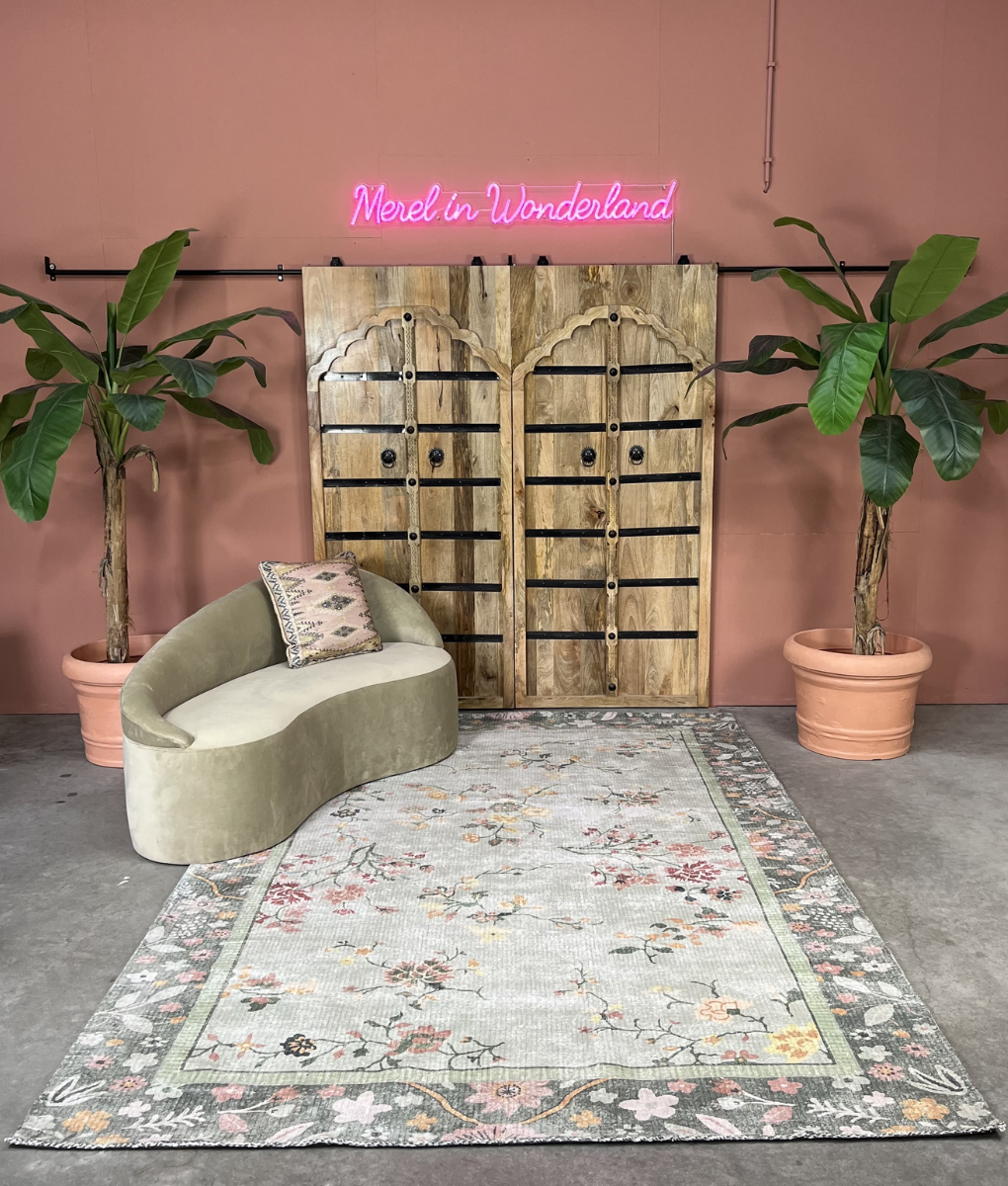 Wonder Rugs Vintage Teppich grün