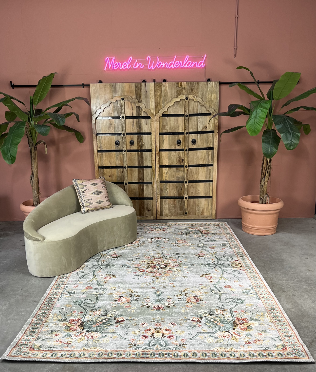 Wonder Rugs Rosenkelim Vintage-Teppich