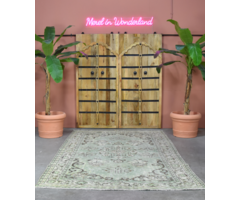 Vintage Teppich grün 188x294cm