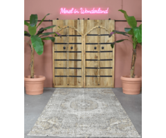 Vintage Pastellteppich 161x321cm