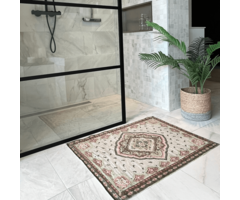 Badematte Kelim Mila beige/grün