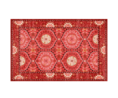 Badematte Kelim rot
