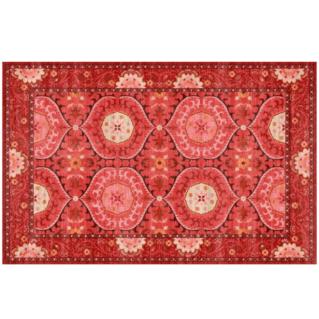 Badematte Kelim rot