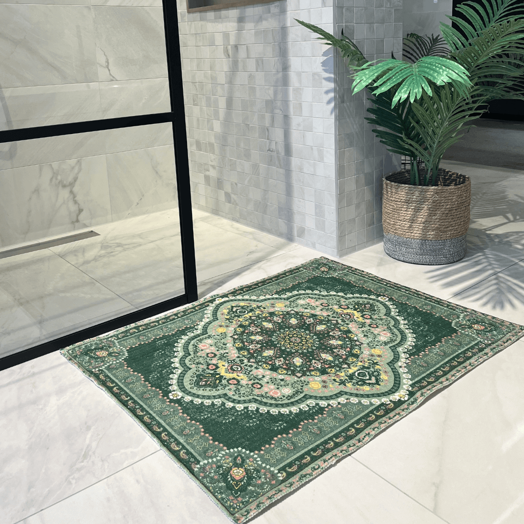 Badematte "Wonder Daisy Green"