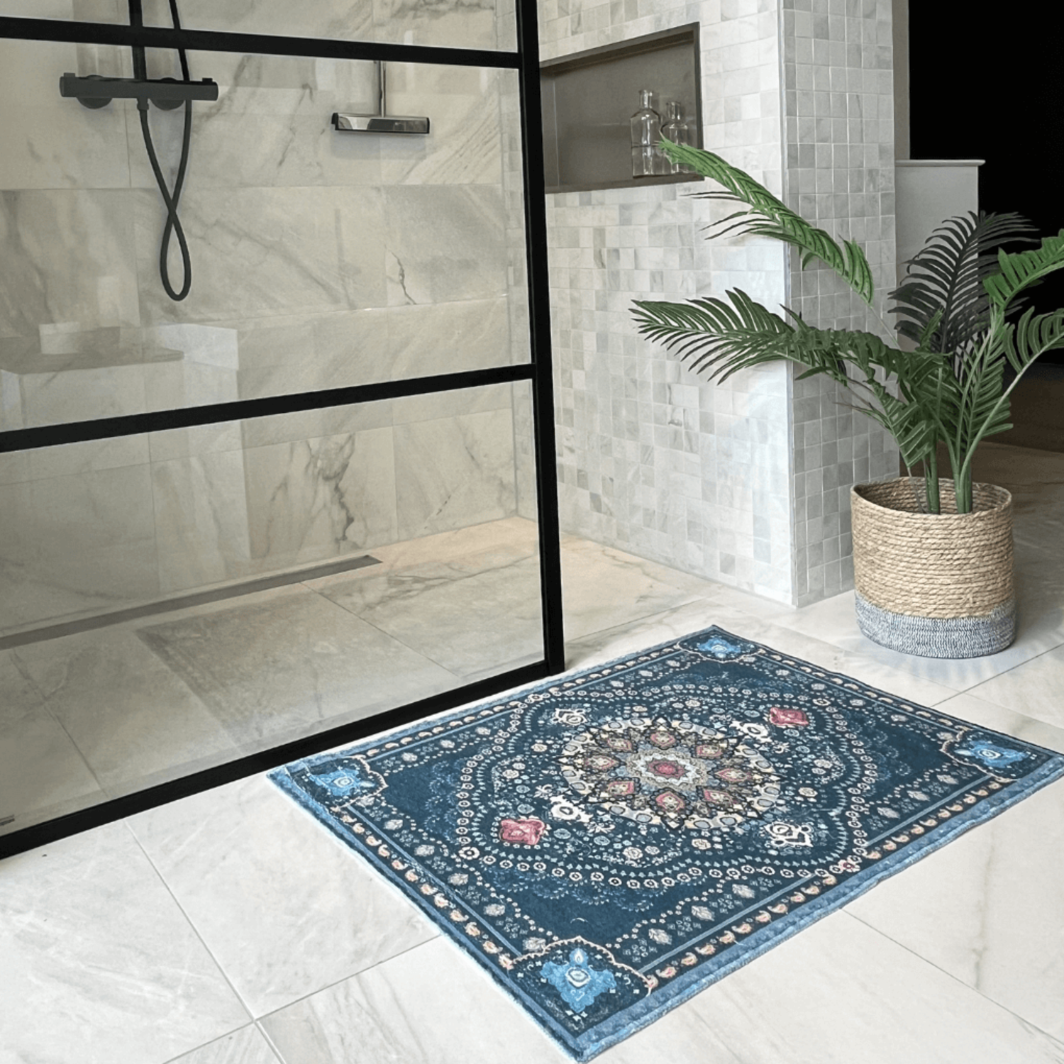Badematte Wonder Dunkelblau