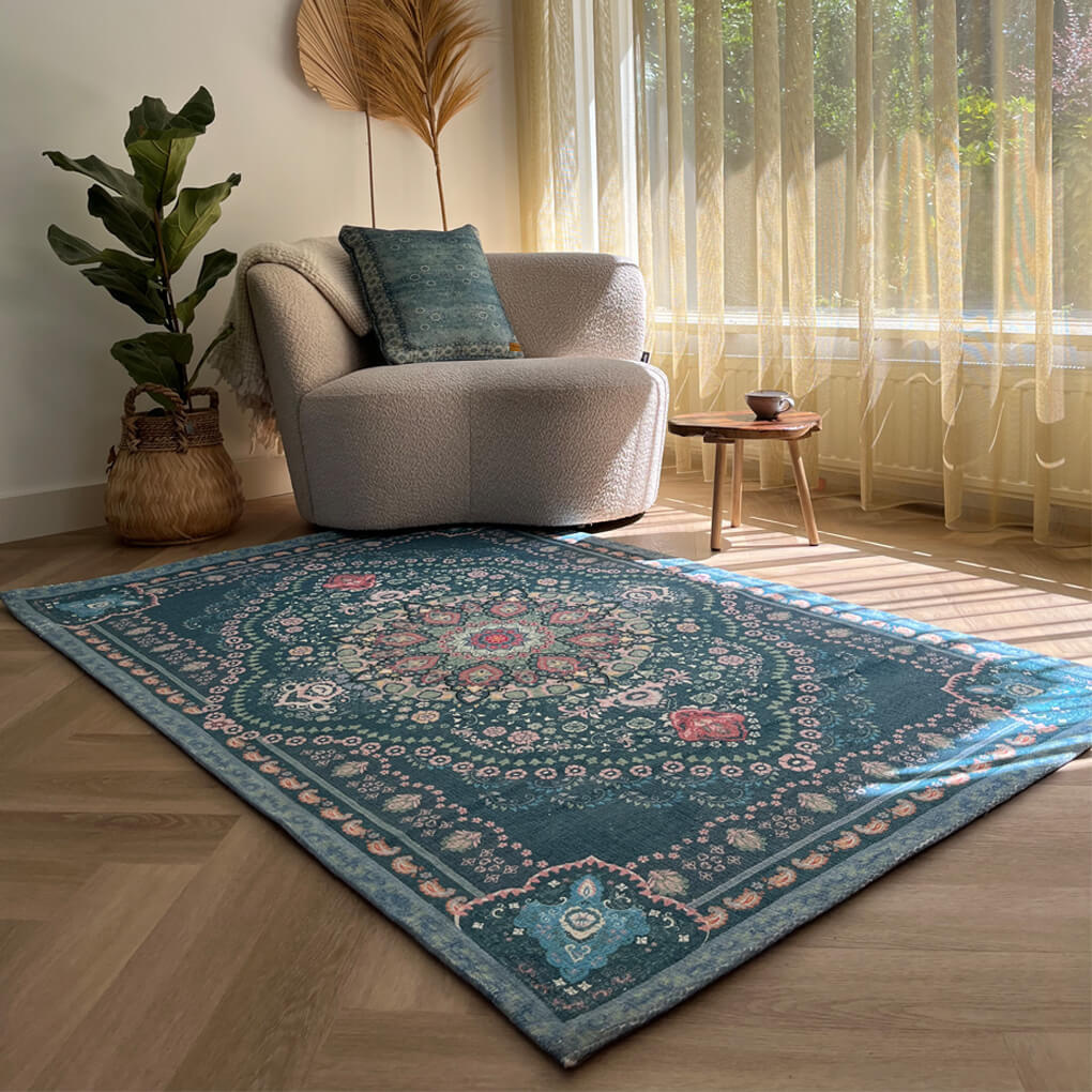 Wonder Rugs Vintage dunkler Teppich