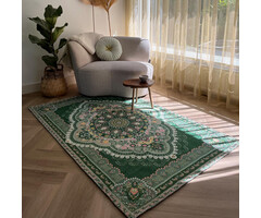 Wonder Rugs Vintage Teppich Daisy Grün