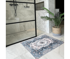 Badematte Renaissance blau