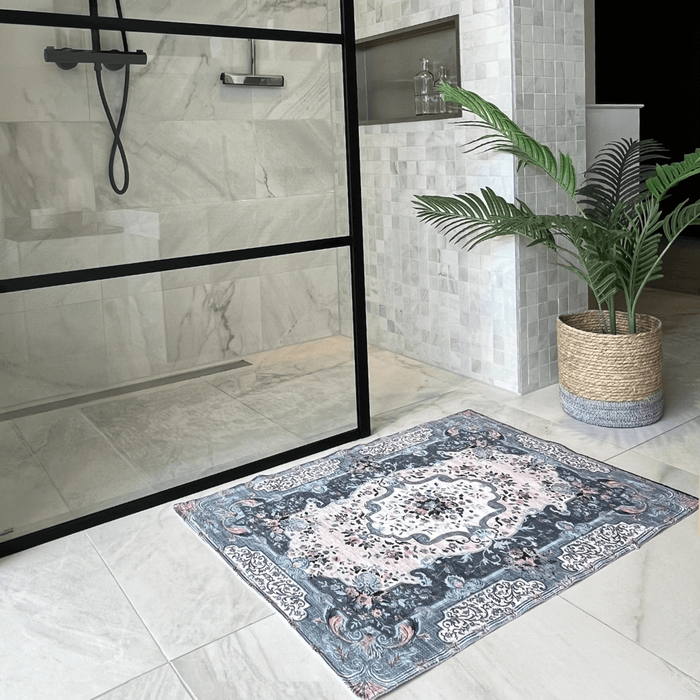 Badematte Renaissance blau