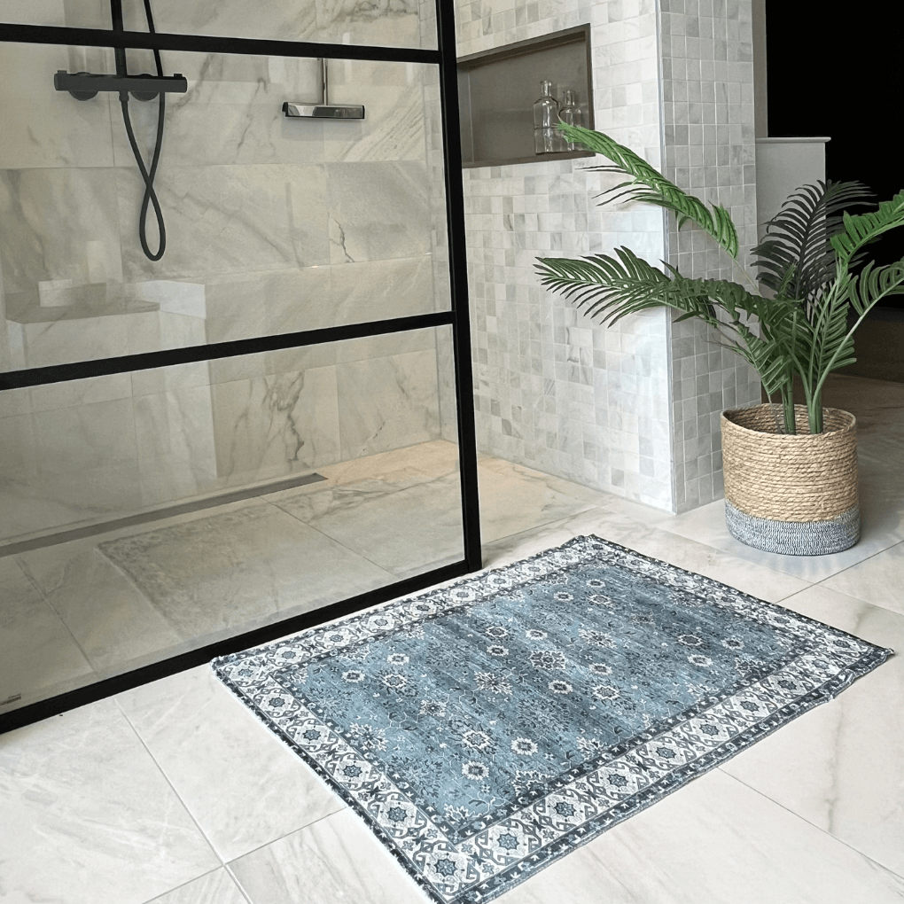 Badematte Kelim Petrol