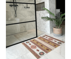 Badematte Kelim Gelb