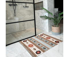 Badematte Kelim Türkis