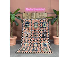 Marokkanischer Teppich Stern 155 x 260 cm