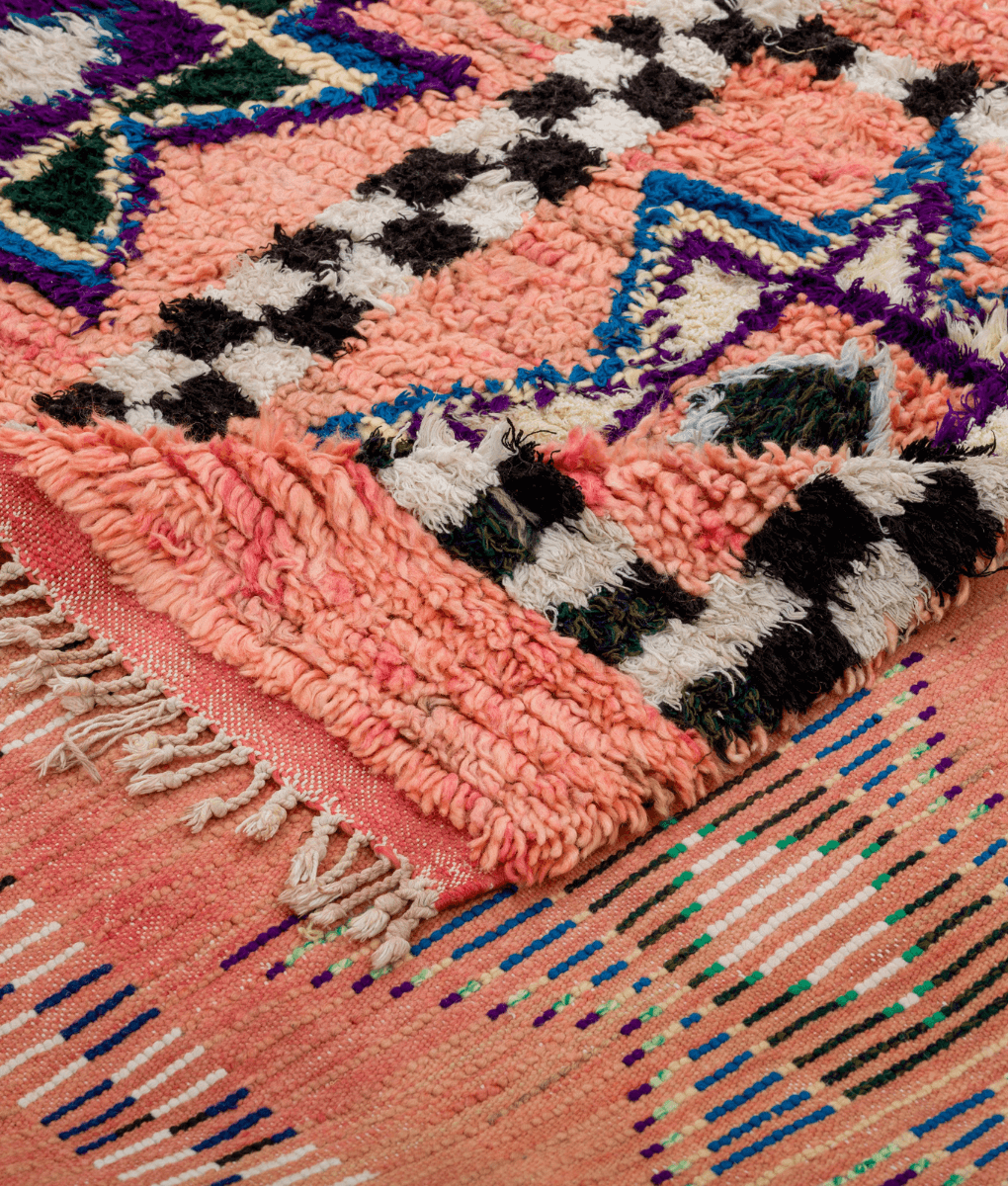 Marokkanischer Teppich Stern 155 x 260 cm