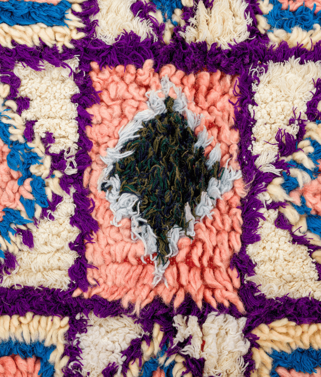 Marokkanischer Teppich Stern 155 x 260 cm