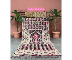 Berber-Teppich Lila 180x395cm