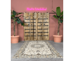 Vintage Teppich 156x273cm grün