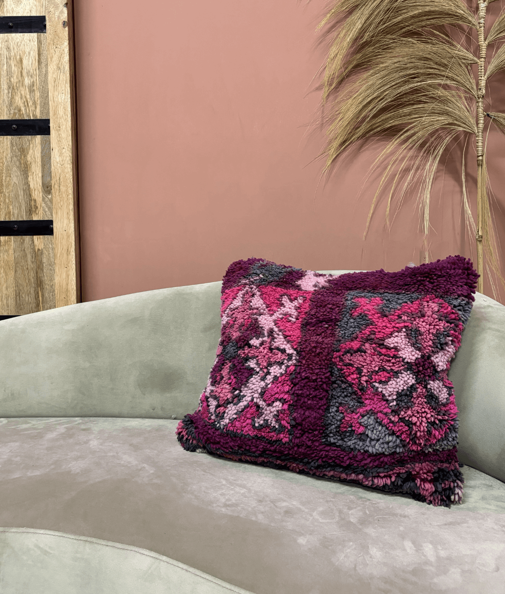 Marokkanisches Kissen 'Purple'