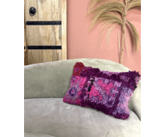 Marokkanisches Kissen in Lila