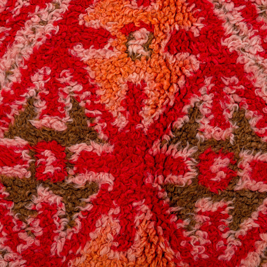 Marokkanischer Teppich in Rot 133x225 cm