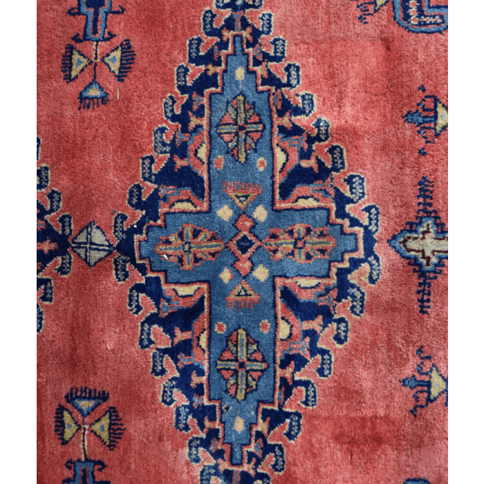 Perserteppich rosa/blau 255x370 cm