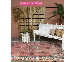 Vintage Teppich rot 163x270 cm