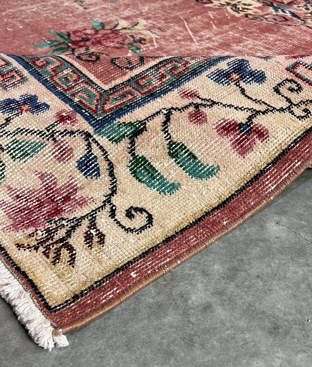 Vintage Teppich rot 163x270 cm