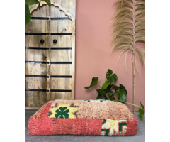 Marokkanischer Sitzhocker XL in bunten Farben