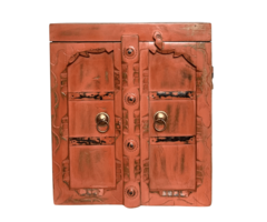 Badezimmerschrank lachsrosa