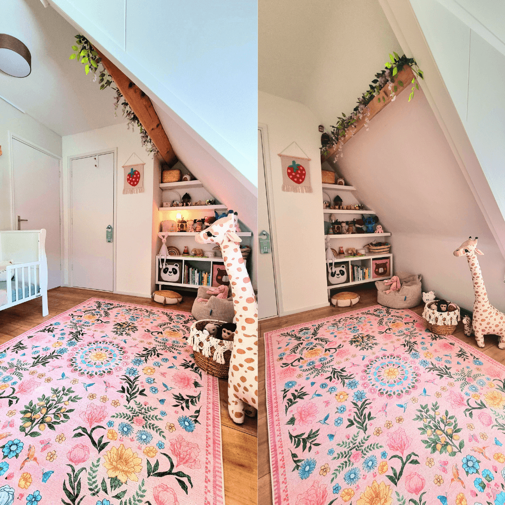 Wonder Rugs Teppich Garten rosa