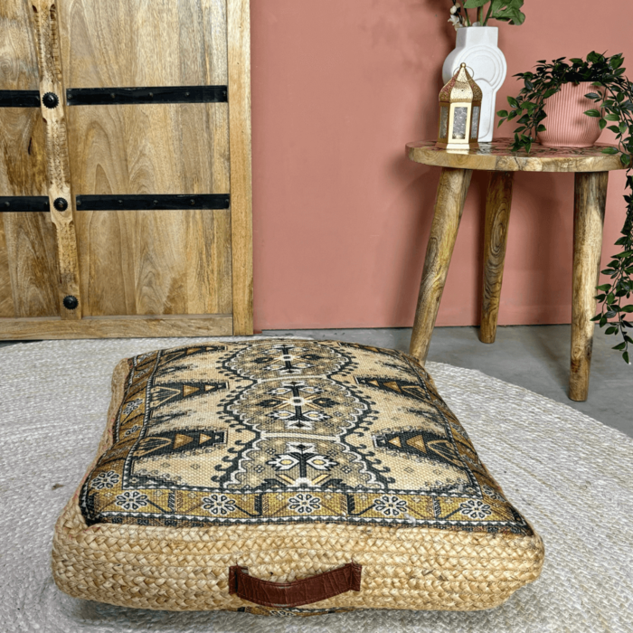 Matratzenkissen/Pouf Rocco Jute