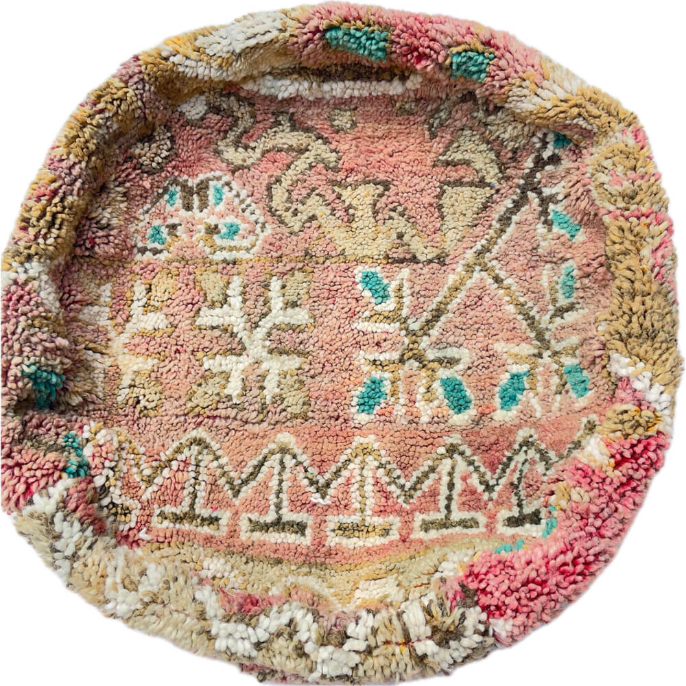 Marokkanischer Hocker um Tezzy