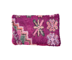 Marokkanisches Kissen Tiefviolett