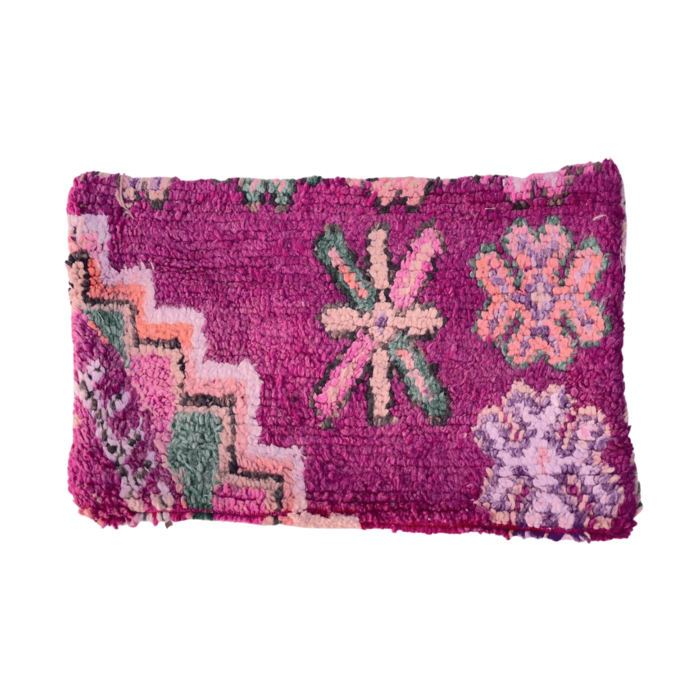 Marokkanisches Kissen Tiefviolett