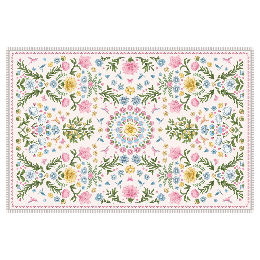 Badematte Garden weiß