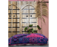 Marokkanischer Sitzpuff XL lila