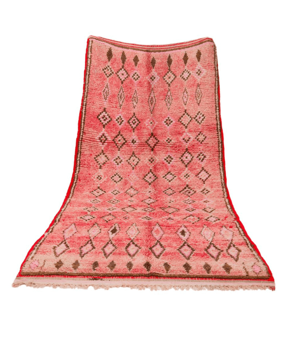 Mguild Teppich rosa taupe 124x290cm