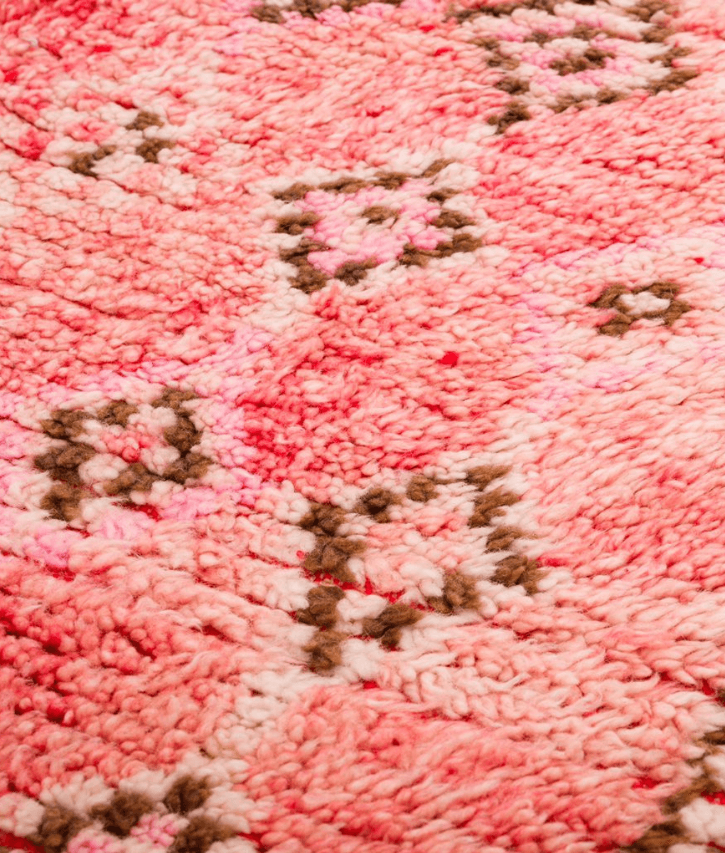 Mguild Teppich rosa taupe 124x290cm