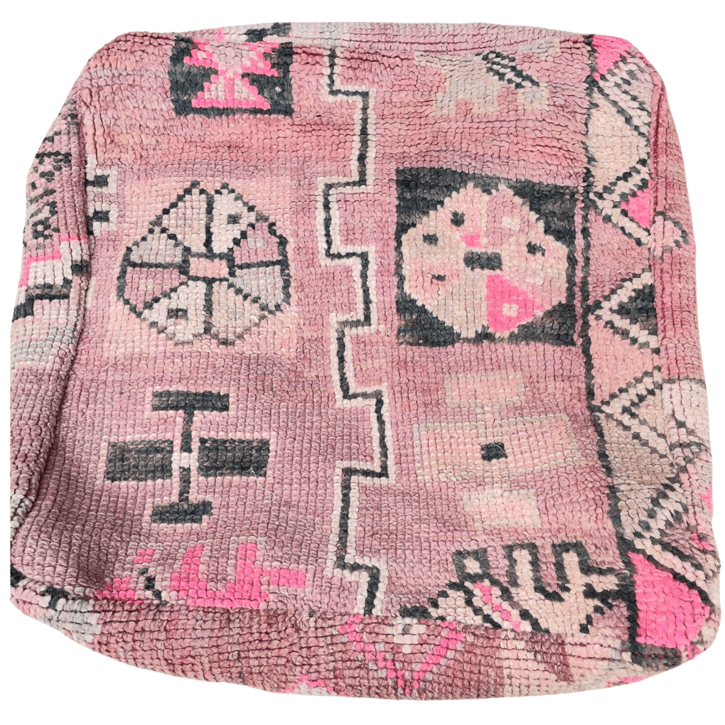 Marokkanischer Sitzpuff Pinky
