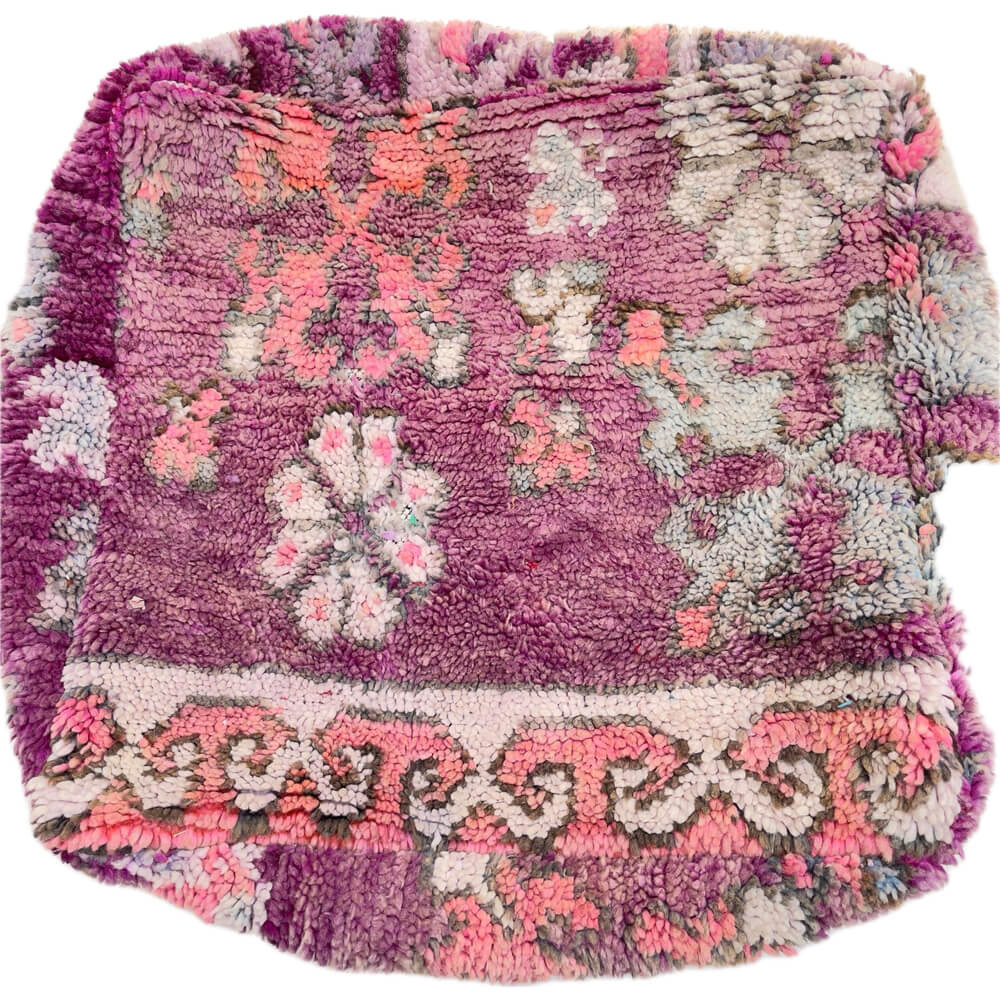 Marokkanischer Sitzpuff Peachy