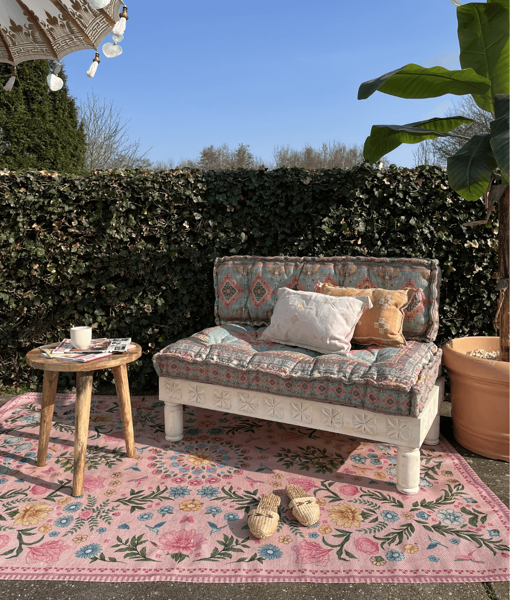 Wonder Rugs Outdoor-Teppich Garden rosa
